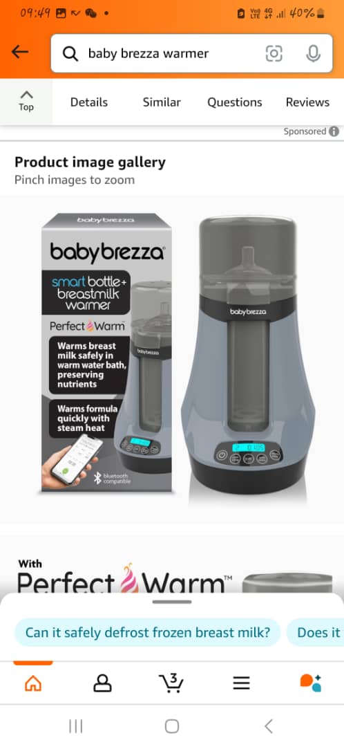 Baby Brezza igo igbona
