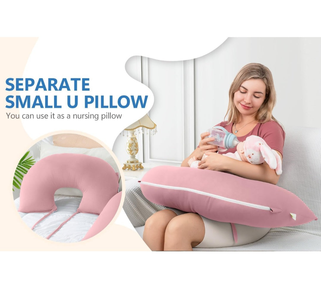 2-ni-1 Deterchage alaboyun ati ntọjú irọri