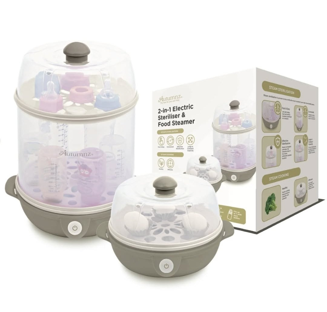 Igba Irẹdanu Ewe 2-ni-1 igo sterilizer