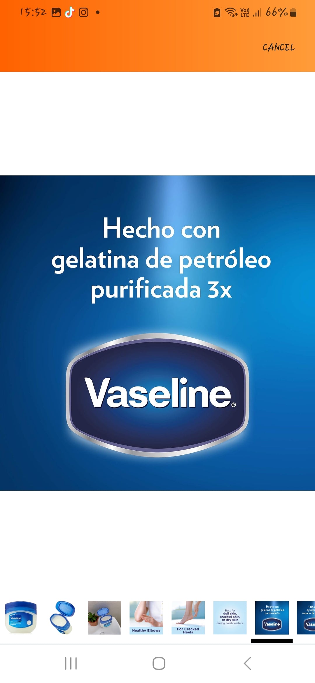 Vaseline lofinda jelly