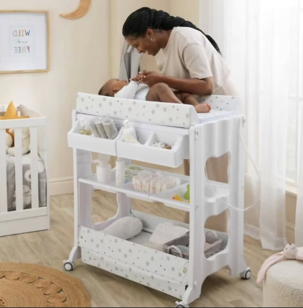 🛁 3-in-1 Standing Bath, Dresser & Organizer