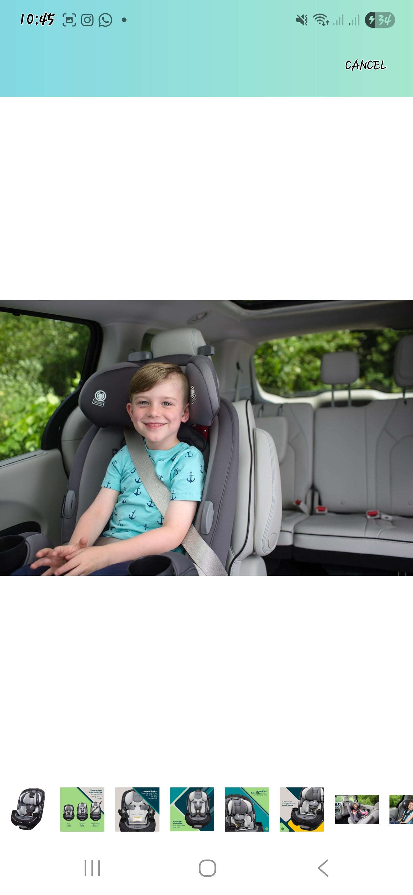 Safety 1st Grow and Go All-in-One Slim ConvertibleGROW WITH ME CAR SEAT