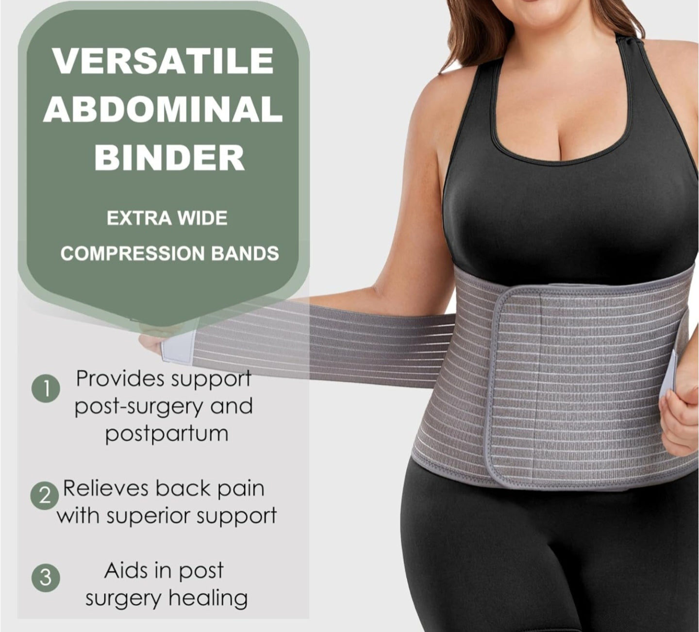 Postpartum recovery belt