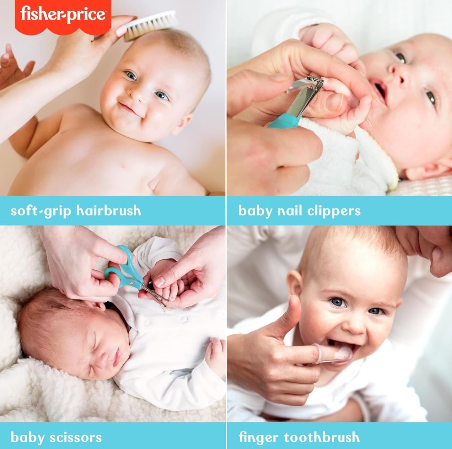 Smart Care Fisher-Price 12-Piece Baby Grooming Kit