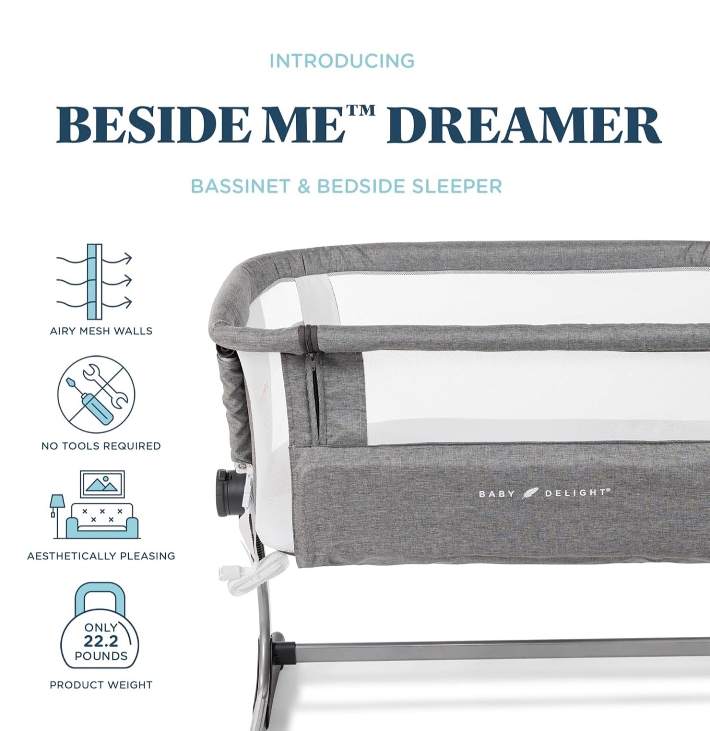 Baby Delight beside me dreamer Bassinet ✨️