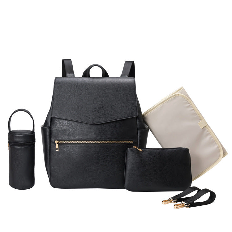 4pcs Igbadun Alawọ apo iledìí