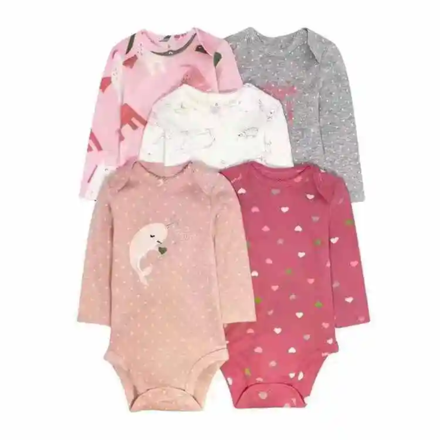 5pcs longsleeve Onesis