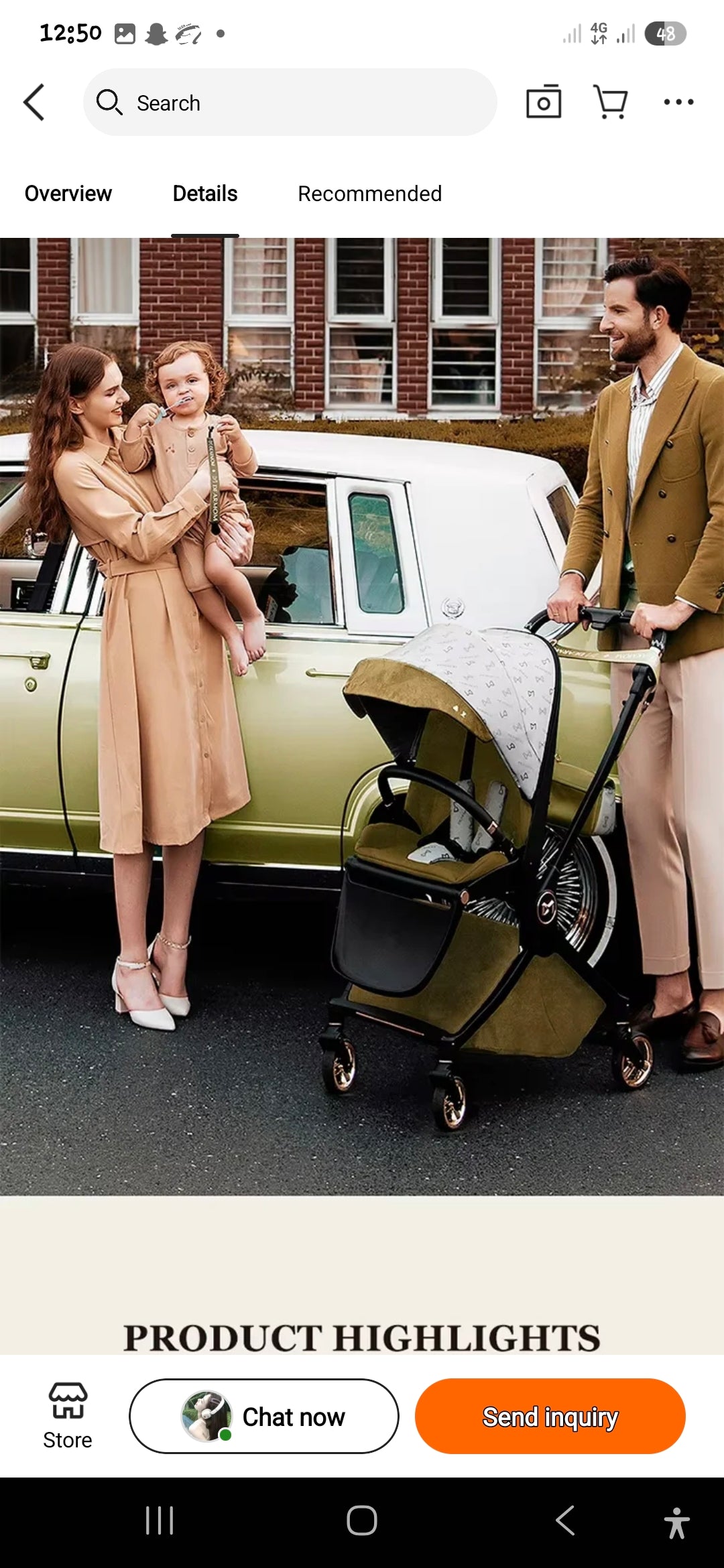 Eyin Mama Italian stroller