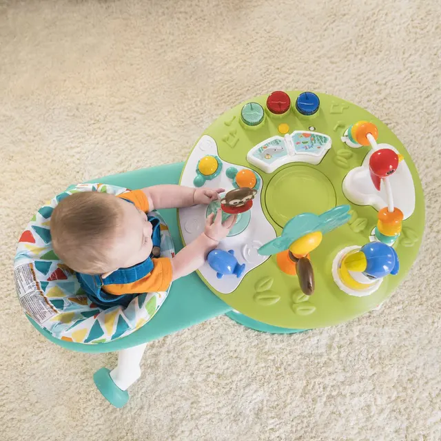 2-ni-1 Baby Walker & tabili aṣayan iṣẹ-ṣiṣe