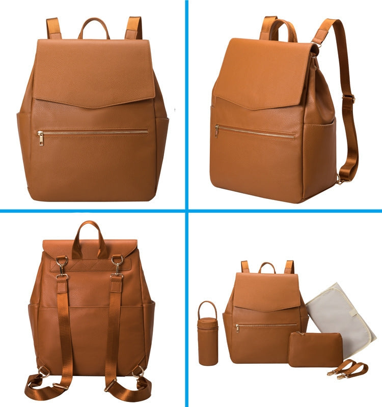 4pcs Igbadun Alawọ apo iledìí