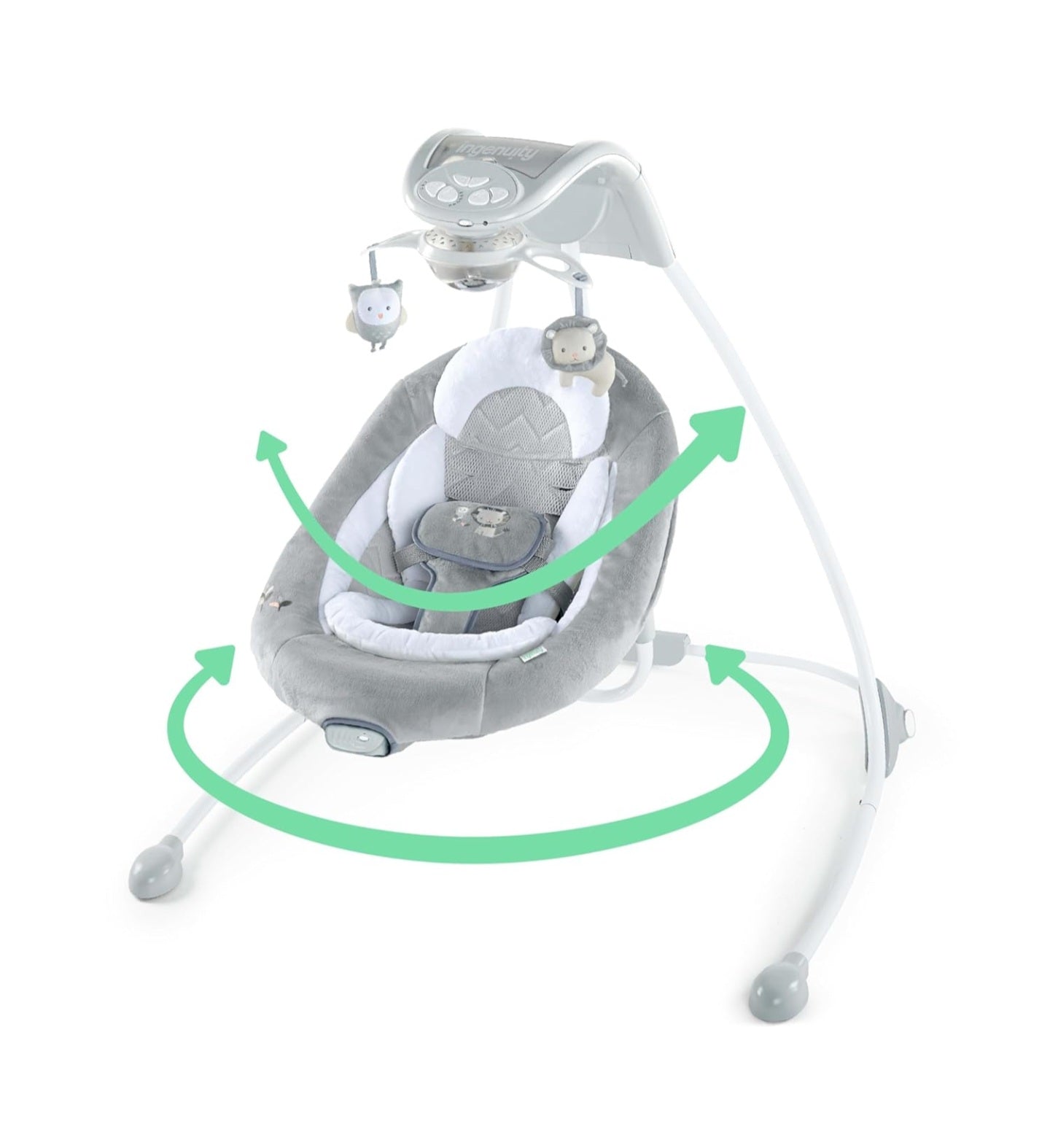Ingenuity InLighten 5-Speed Baby Swing