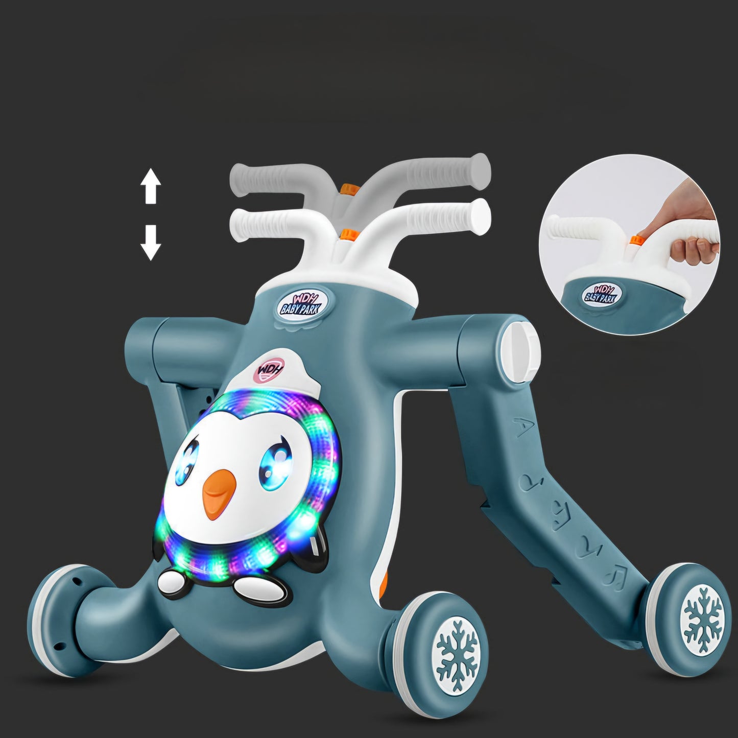 3-ni-1 joko-si-duro Baby Walker