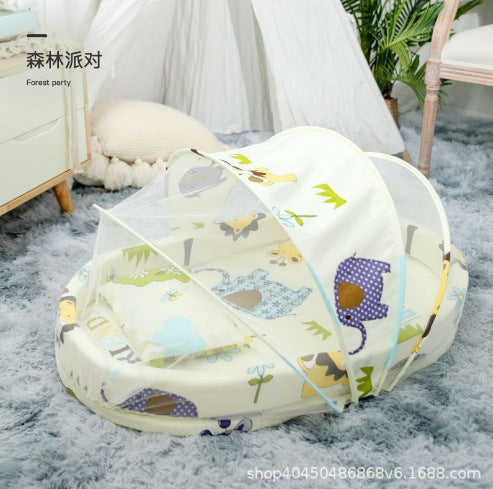 Iyapa omo ibusun pẹlu net