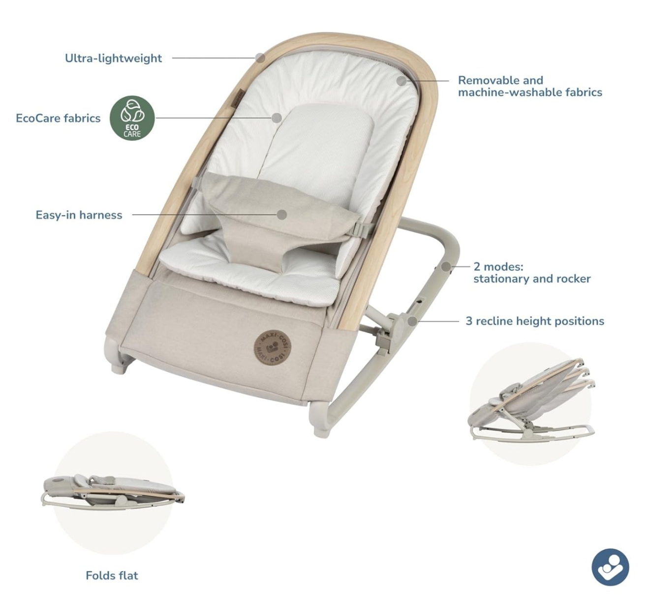 Maxi-Cosi Kori 2-in-1 Baby Bouncer