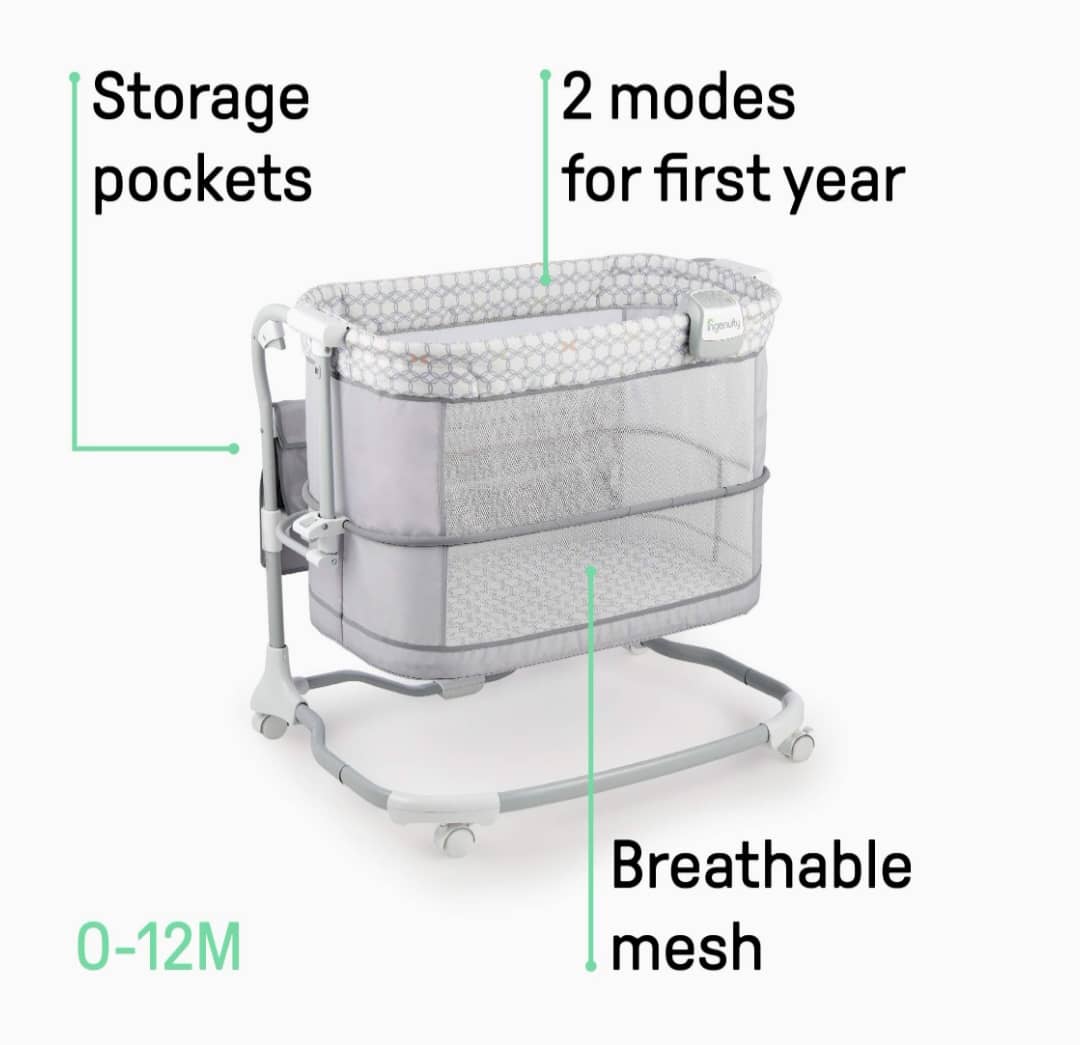 T1 Ingenuity pa farabale 3-ni-1 Dagba pẹlu mi bassinet