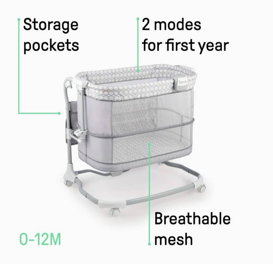 T1 Ingenuity pa farabale 3-ni-1 Dagba pẹlu mi bassinet