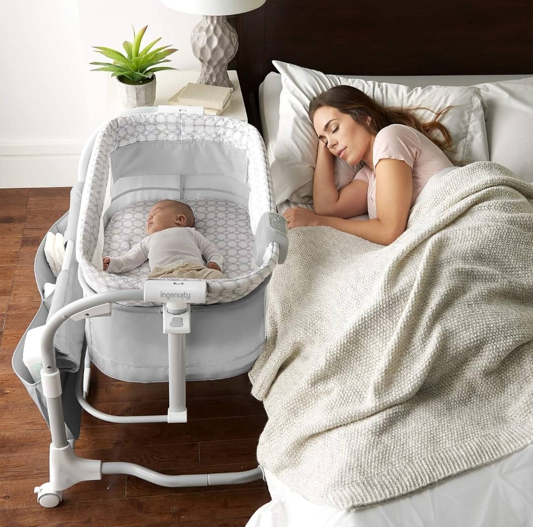 T1 Ingenuity pa farabale 3-ni-1 Dagba pẹlu mi bassinet