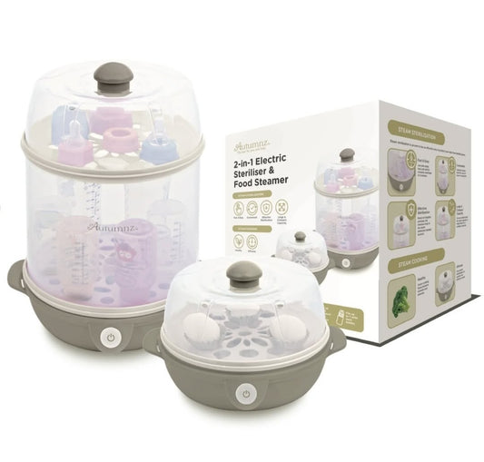 Igba Irẹdanu Ewe 2-ni-1 igo sterilizer