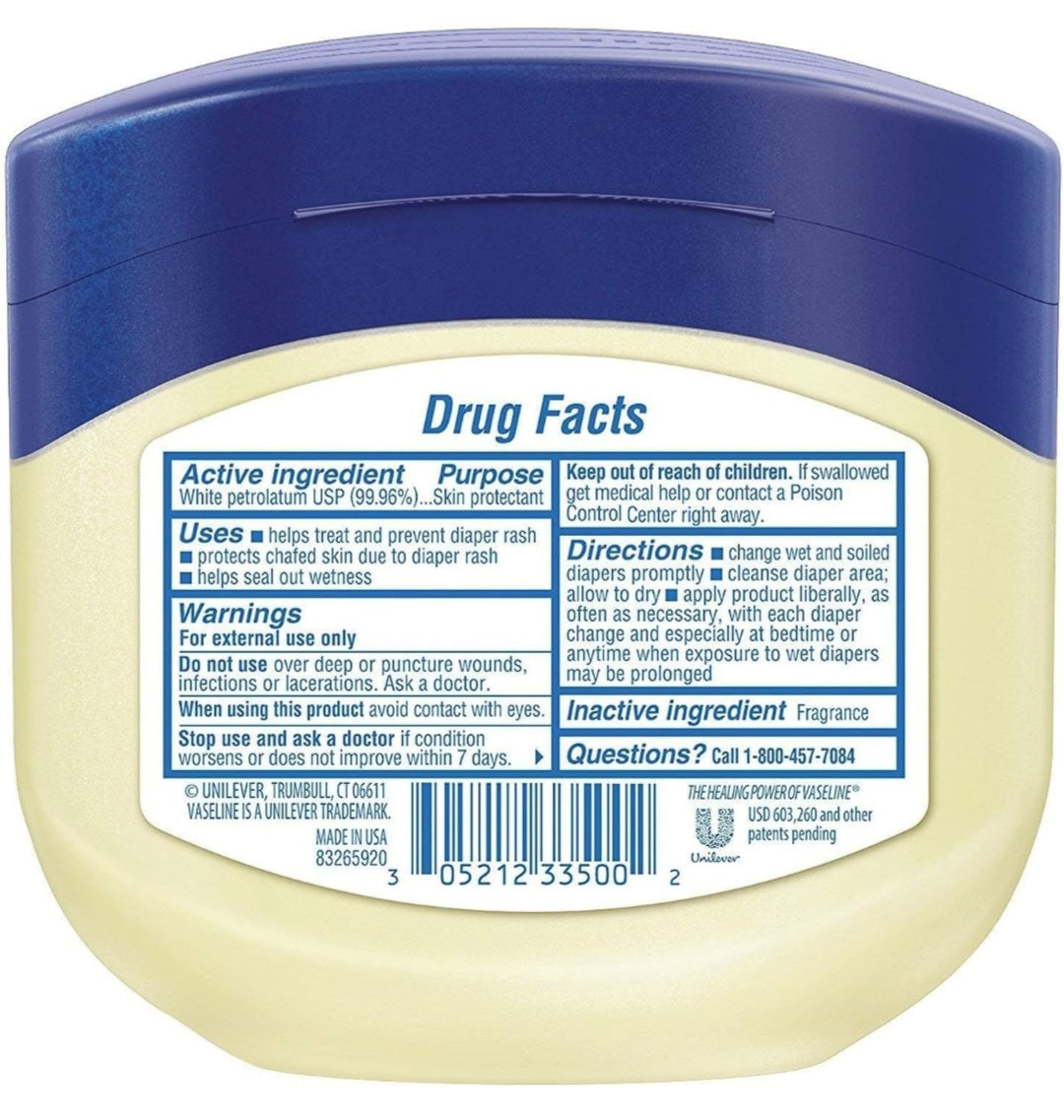 Vaseline omo iwosan jelly