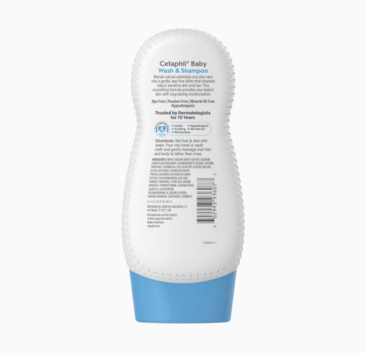 Cetaphil ọmọ w ati shampulu