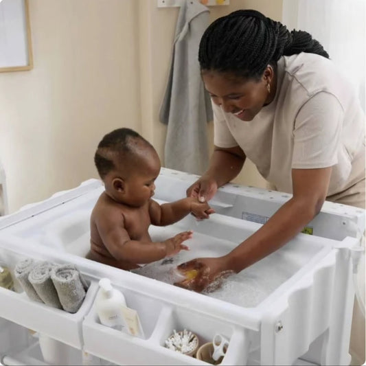 🛁 3-in-1 Standing Bath, Dresser & Organizer