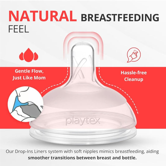 Playtex omo Nuser pẹlu ju ins ikan lara