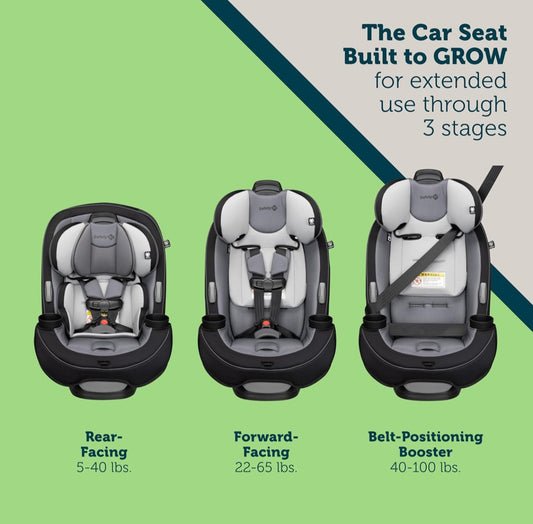 Safety 1st Grow and Go All-in-One Slim ConvertibleGROW WITH ME CAR SEAT