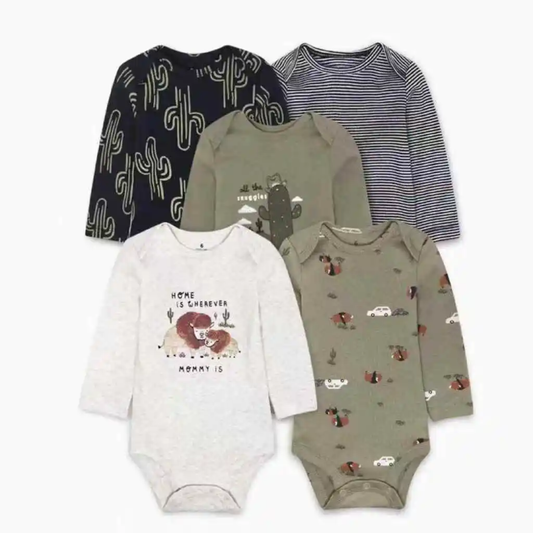 5pcs longsleeve Onesis
