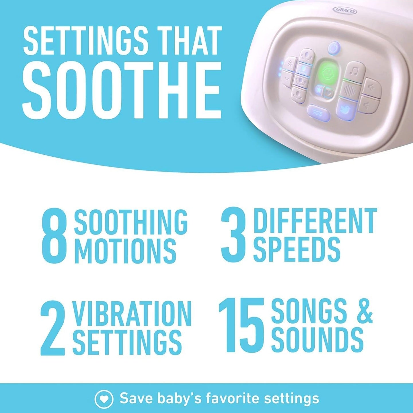 Graco sense2soothe Baby Swing