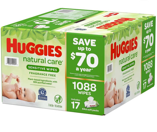 Huggies Adayeba itọju mu ese
