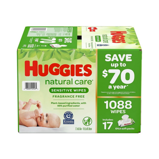 Huggies adayeba itọju mu ese