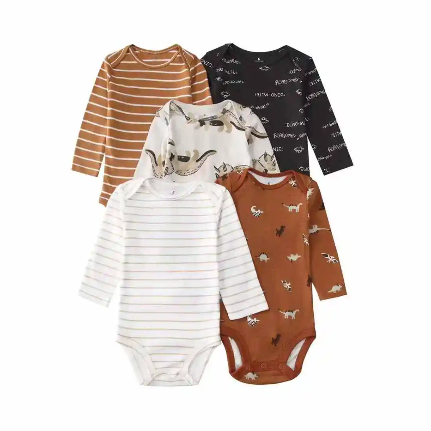 5pcs longsleeve Onesis