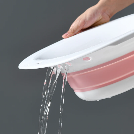 Foldable postpartum sitz bowl