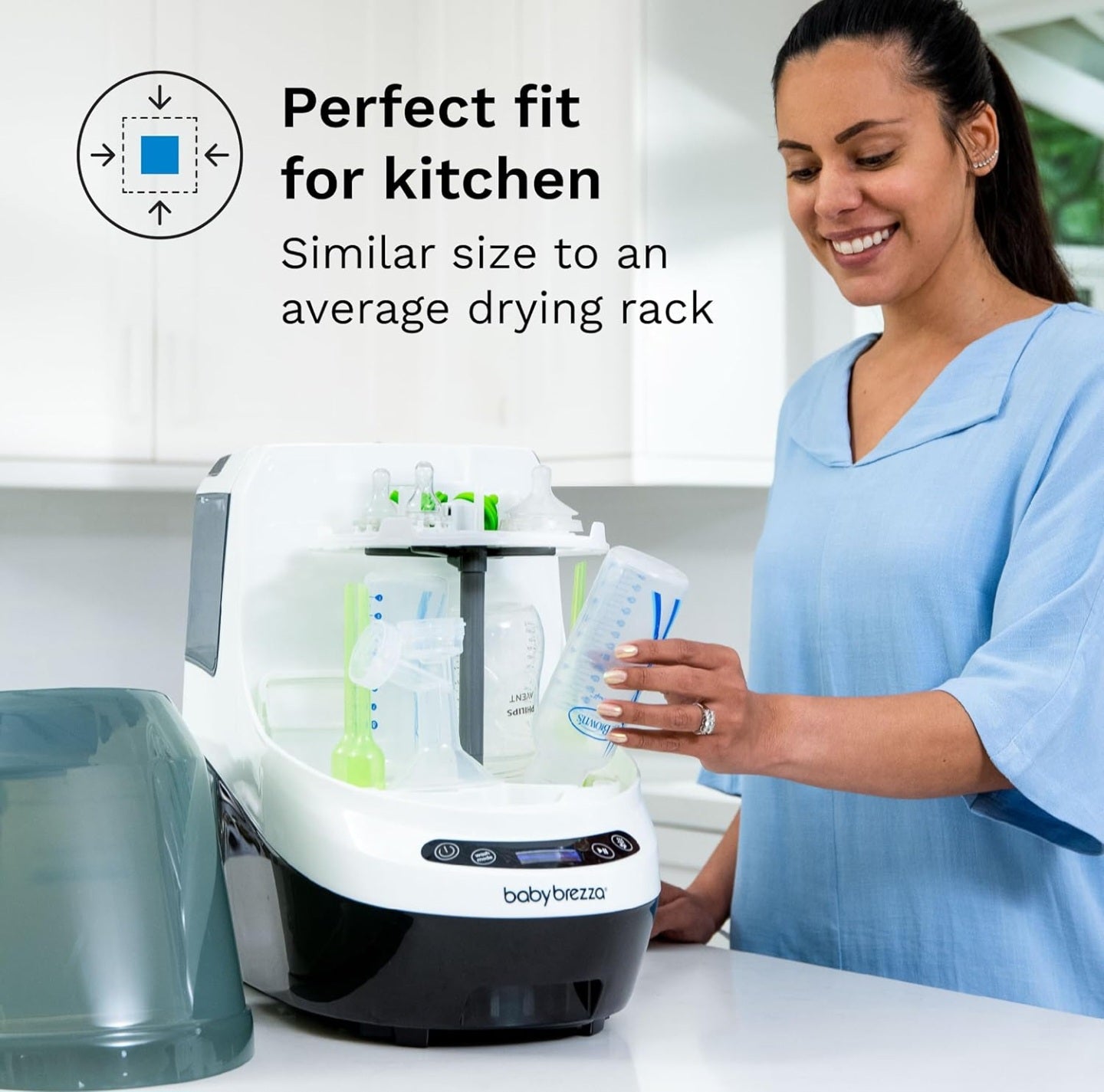 Baby Brezza Bottle Washer Pro - Baby Bottle Washer, Sterilizer + Drier