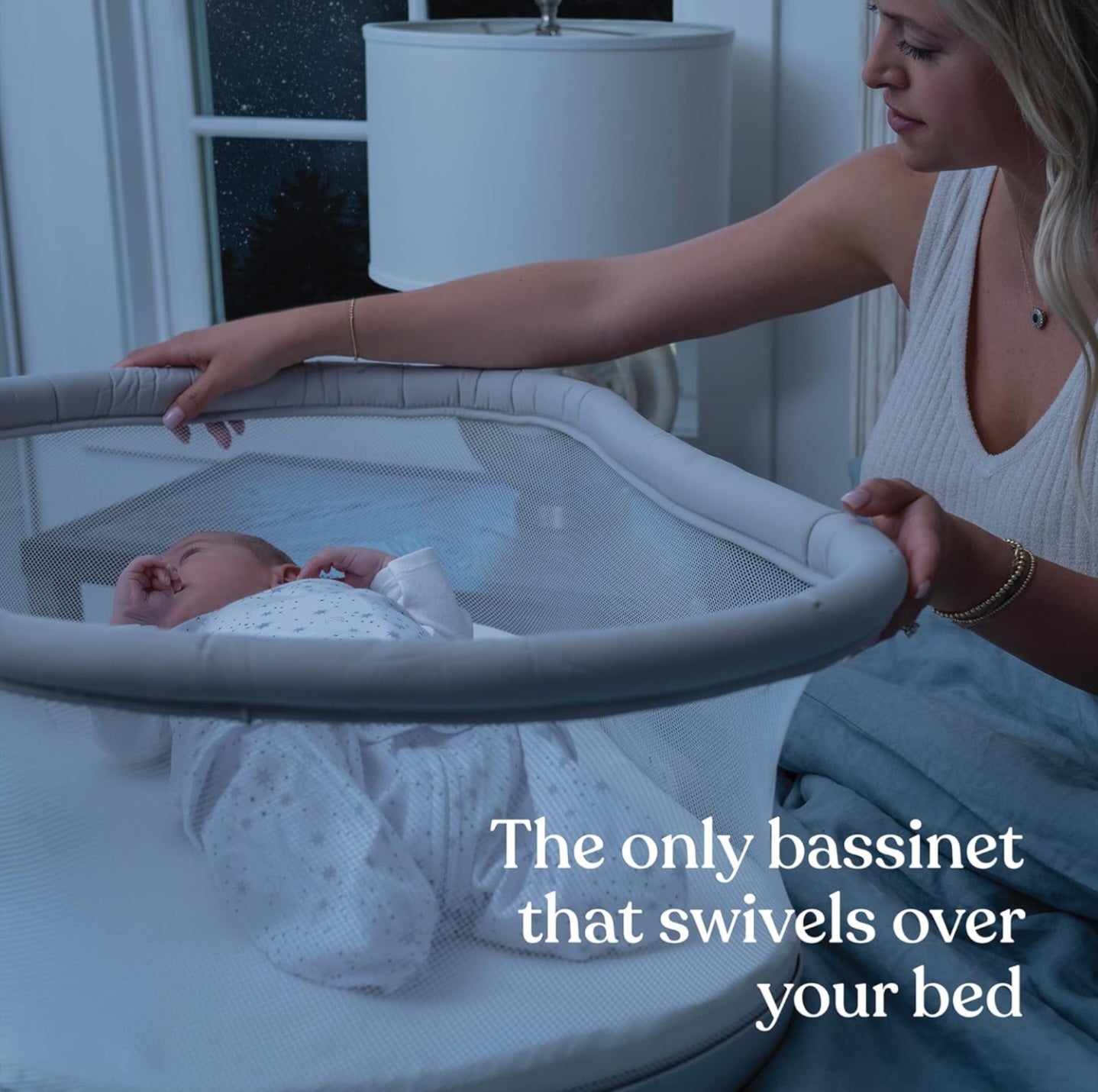 Halo swivel Bassinet 3.0-The premium bed side sleeper