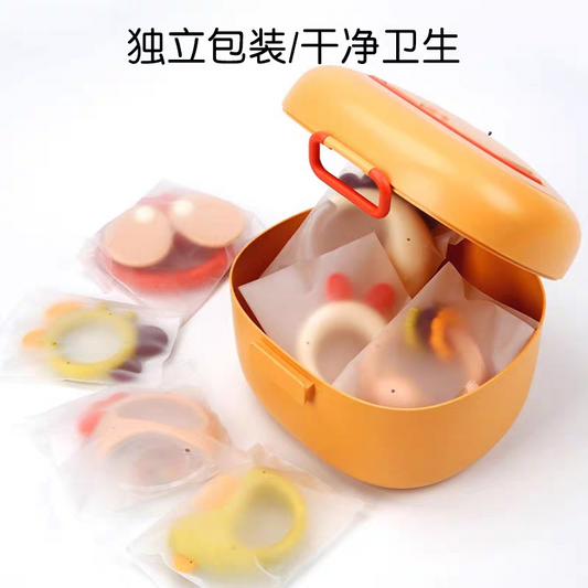 12pcs teething isere pẹlu apoti