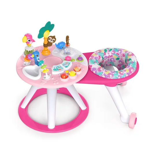 2-ni-1 Baby Walker &amp; tabili aṣayan iṣẹ-ṣiṣe