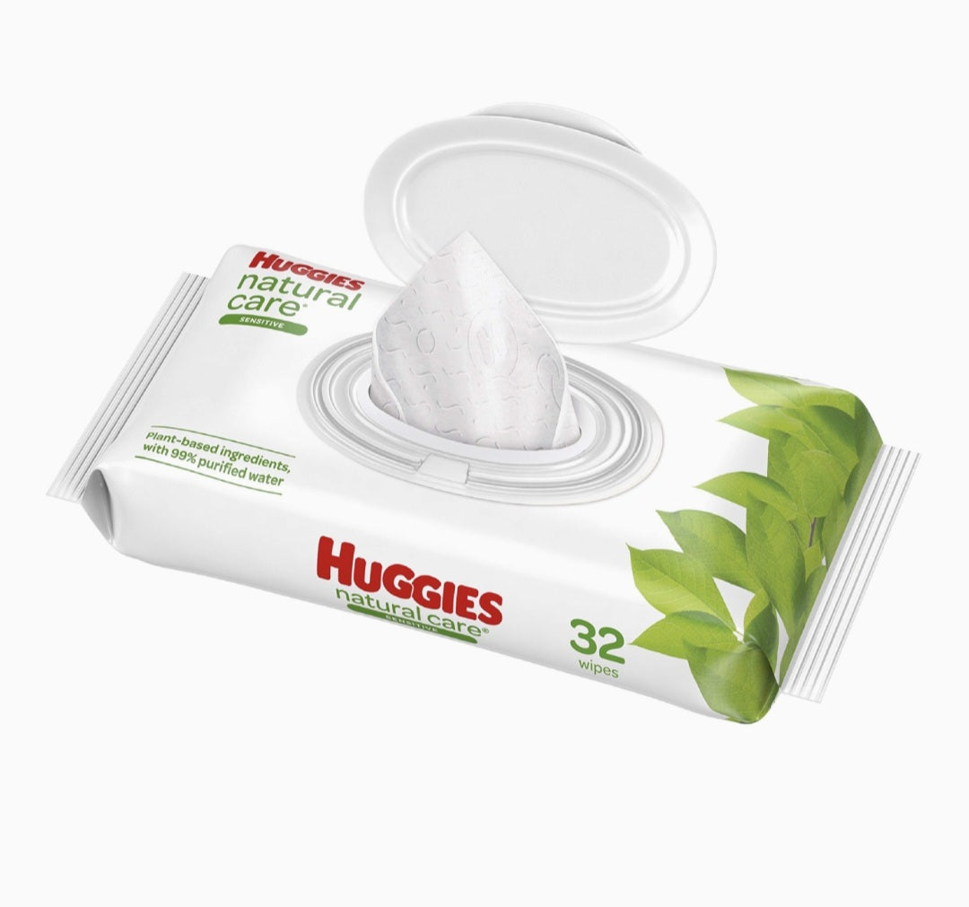 Huggies adayeba itọju mu ese