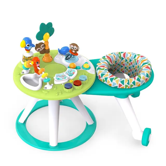 2-ni-1 Baby Walker &amp; tabili aṣayan iṣẹ-ṣiṣe