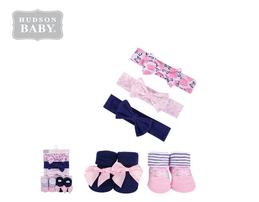 5pcs Ibamu headband ati booties ṣeto