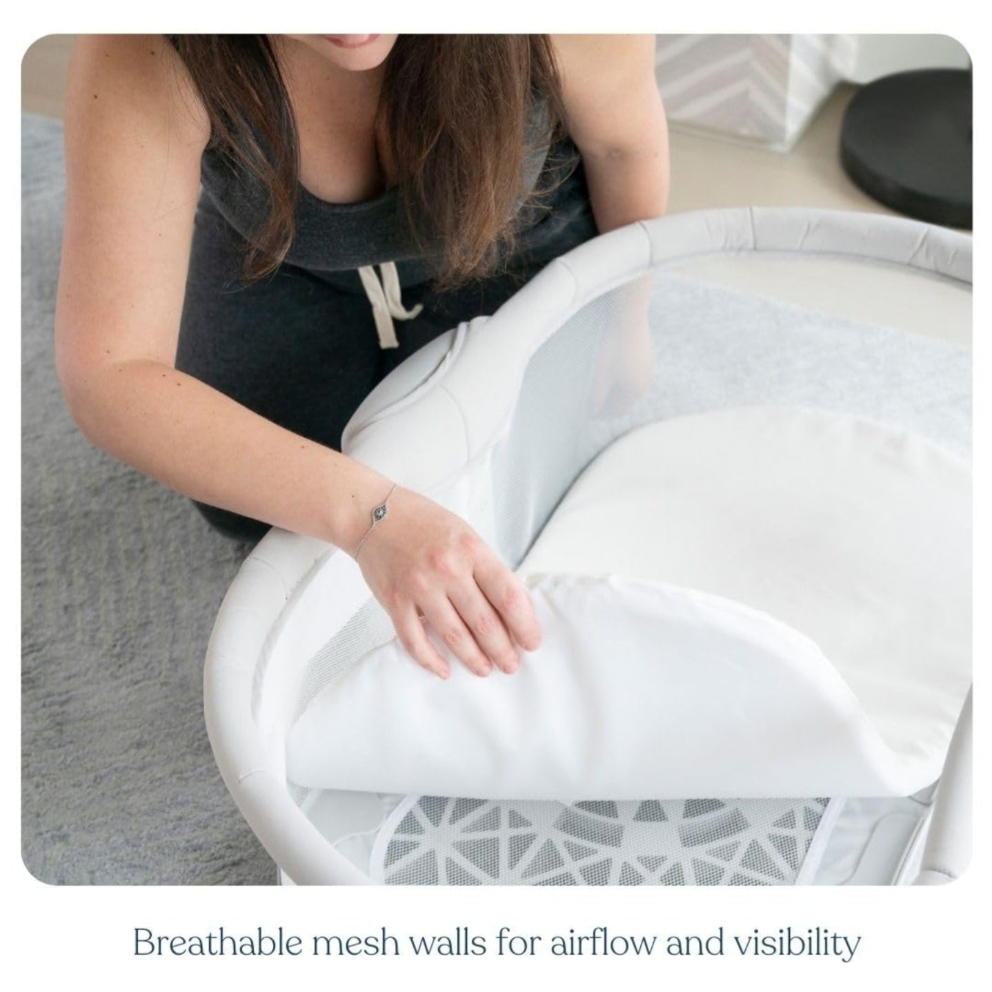 Halo swivel Bassinet 3.0-The premium bed side sleeper